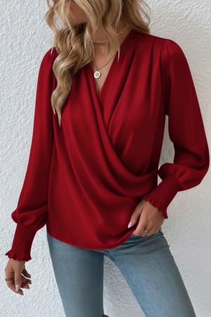 K61700-KIRMIZI RED BLOUSE