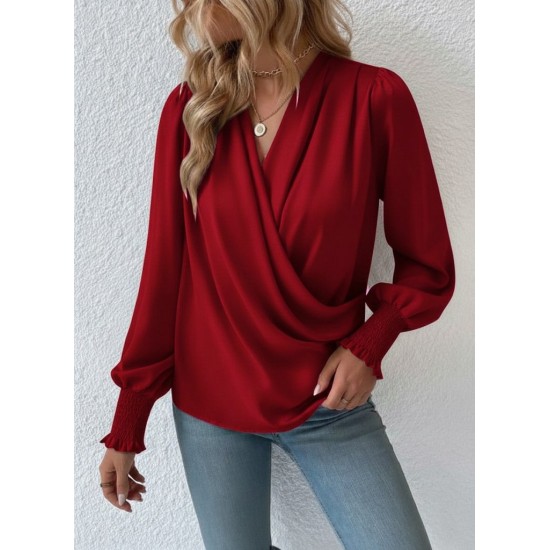K61700-KIRMIZI RED BLOUSE