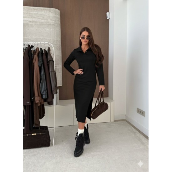 K61771-SIYAH BLACK DRESS