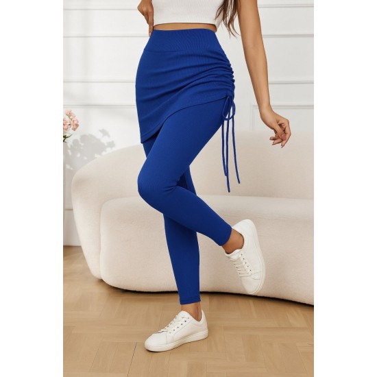 K61775-SAKS SAKS MAVİ ETEK