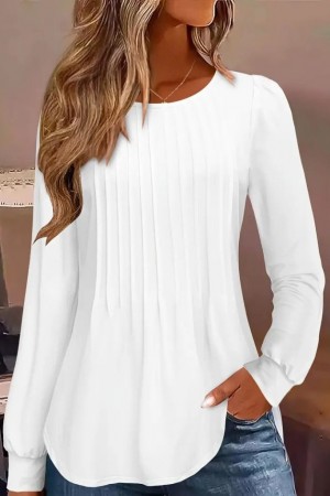 K61788-BEYAZ WHITE BLOUSE