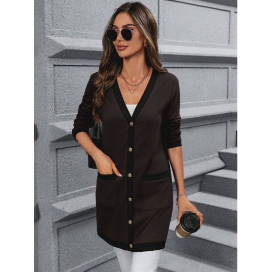 K61823-KAHVE KAHVE CEKET