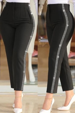 K61824-SIYAH SİYAH PANTOLON