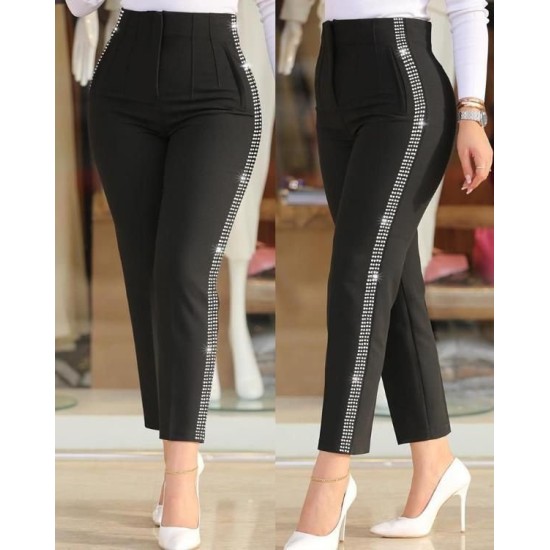 K61824-SIYAH SİYAH PANTOLON