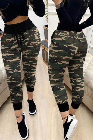K61827-KAMUFLAJ KAMUFLAJ PANTOLON