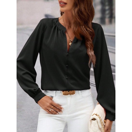K61894-SIYAH BLACK BLOUSE