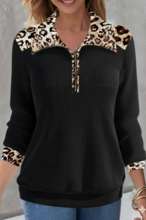 K61959-SIYAH SİYAH BLUZ