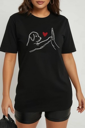 K62009-SIYAH SİYAH BLUZ