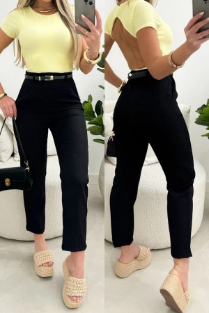 K62026-SIYAH SİYAH PANTOLON