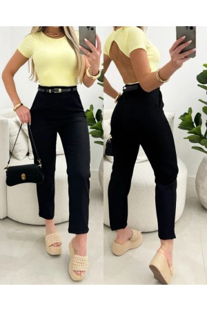 K62026-SIYAH BLACK TROUSERS
