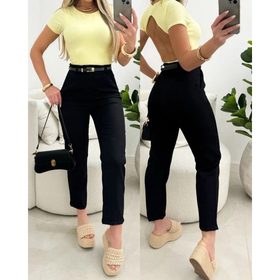 K62026-SIYAH SİYAH PANTOLON