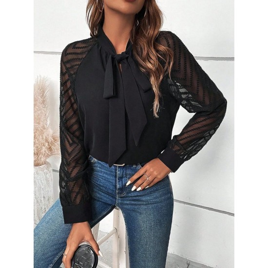 K62035-SIYAH BLACK BLOUSE