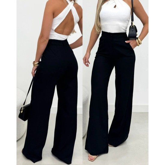 K62043-SIYAH SİYAH PANTOLON