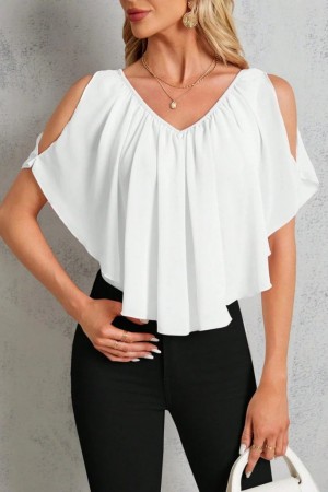 K62067-BEYAZ WHITE BLOUSE