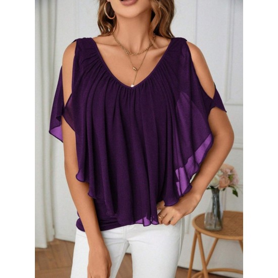 K62067-MOR PURPLE BLOUSE