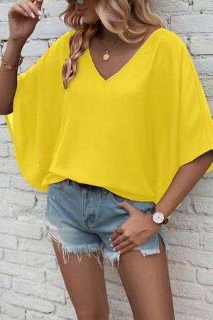 K62072-SARI ALTIN BLOUSE