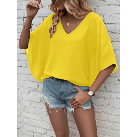 K62072-SARI ALTIN BLOUSE