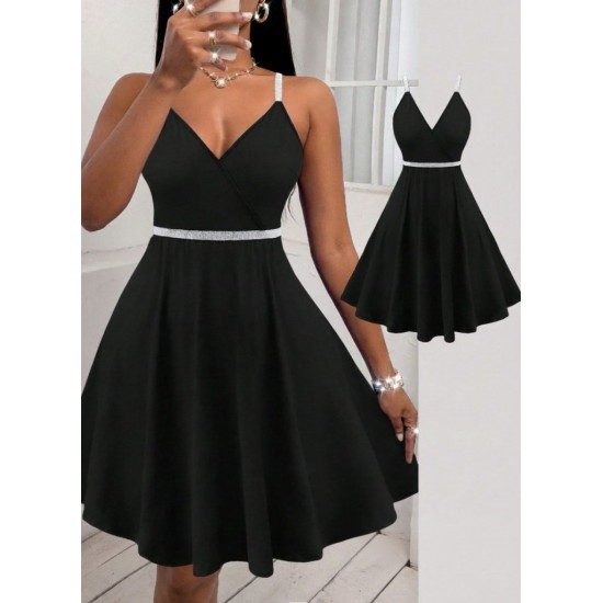 K62078-SIYAH BLACK DRESS