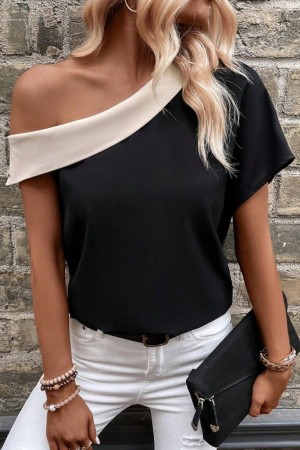 K62084-SIYAH SİYAH BLUZ