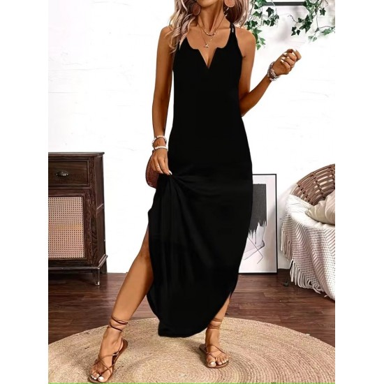 K62091-SIYAH BLACK DRESS