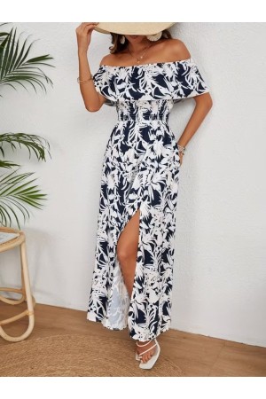 K62098-DESENLI DESENLİ ELBİSE