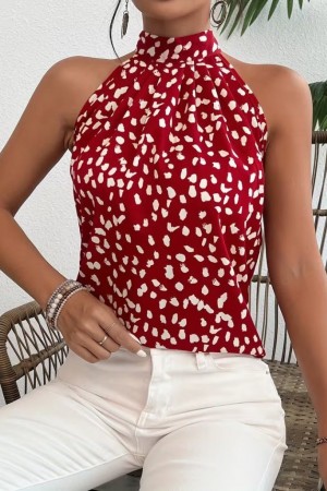 K62102-KIRMIZI RED BLOUSE