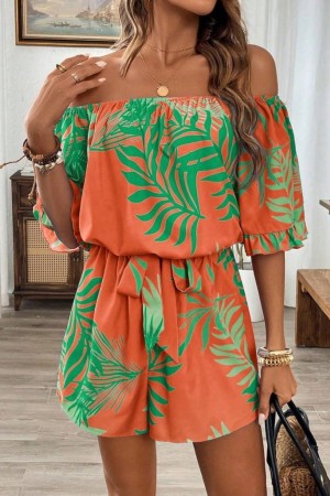 K62103-TURUNCU ORANGE OVERALLS