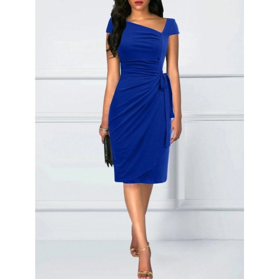 K62107-MAVI BLUE DRESS