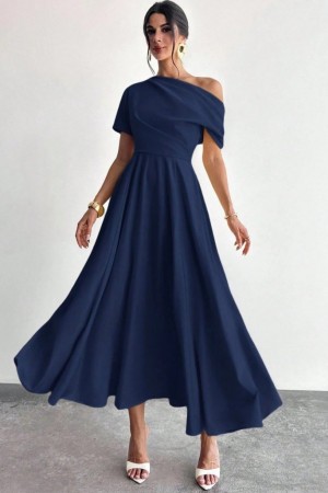 K62224-LACIVERT "NAVY BLUE" DRESS