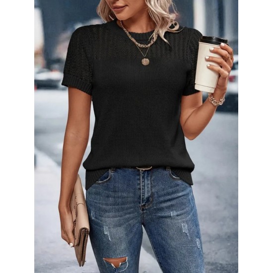 "K63043 - SIYAH" BLACK BLOUSE