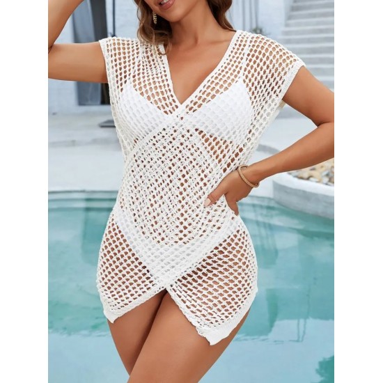 K63045 - BEYAZ BEYAZ ELBİSE