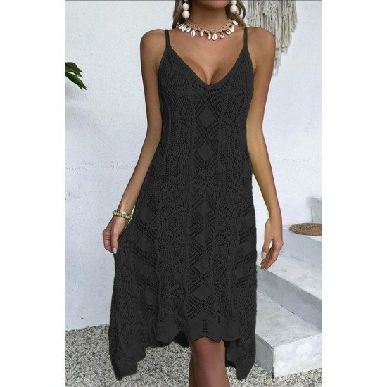 "K63061 - SIYAH" BLACK DRESS
