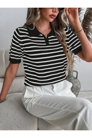 K63140-SIYAH SİYAH BLUZ