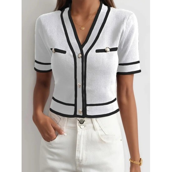 K63165-BEYAZ WHITE BLOUSE