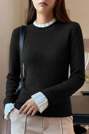 K63179-SIYAH BLACK BLOUSE