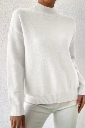 K63188-BEYAZ WHITE JUMPER