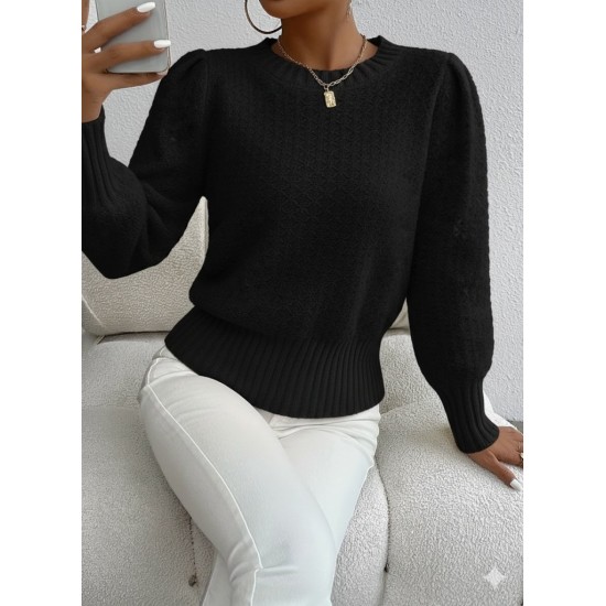 K63197-SIYAH SİYAH BLUZ