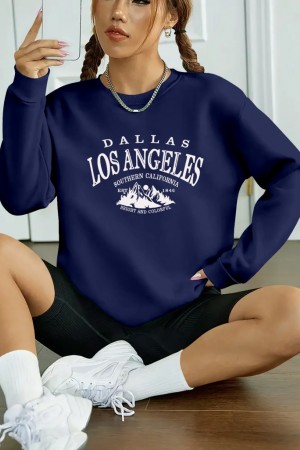 K64034-LACIVERT "NAVY BLUE" BLOUSE