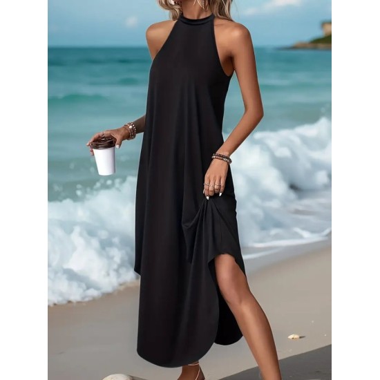 K65028-SIYAH BLACK DRESS