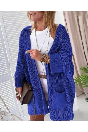 K7009 - SAKS SAKS MAVİ HIRKA