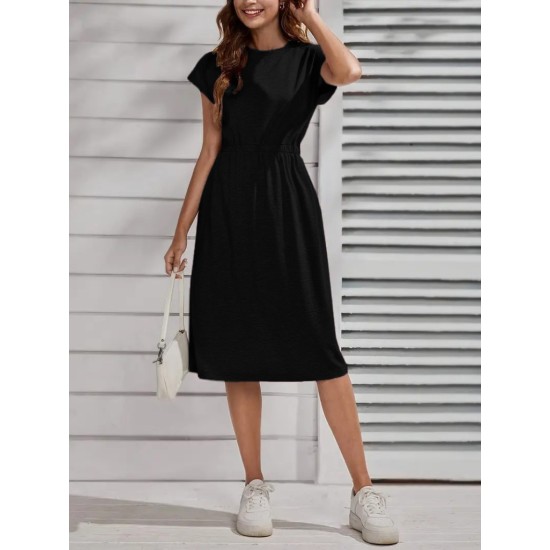 K71272-SIYAH BLACK DRESS