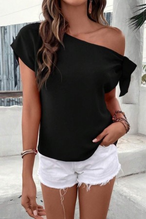 K71311-SIYAH BLACK BLOUSE