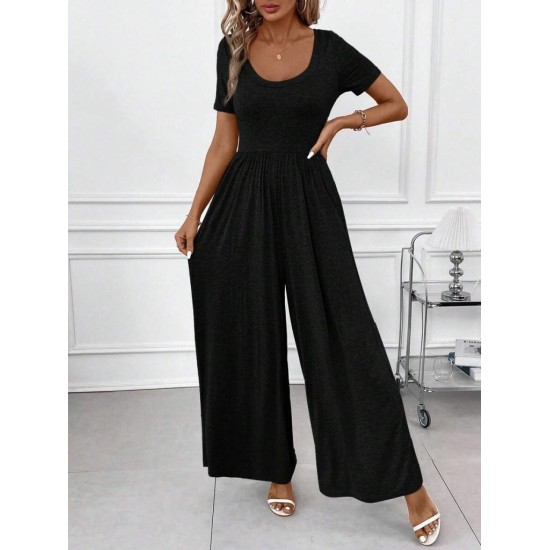 K71316-SIYAH BLACK OVERALLS