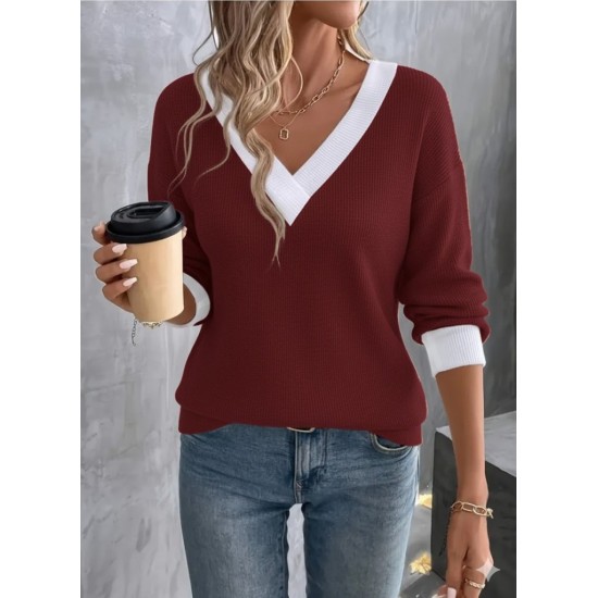 K71345-KIREMIT ORANGE BLOUSE