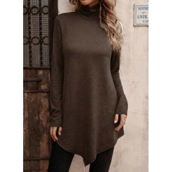 K71358-KAHVE KAHVE BLUZ