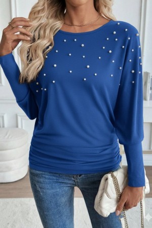 K71361-SAKS SAKS MAVİ BLUZ