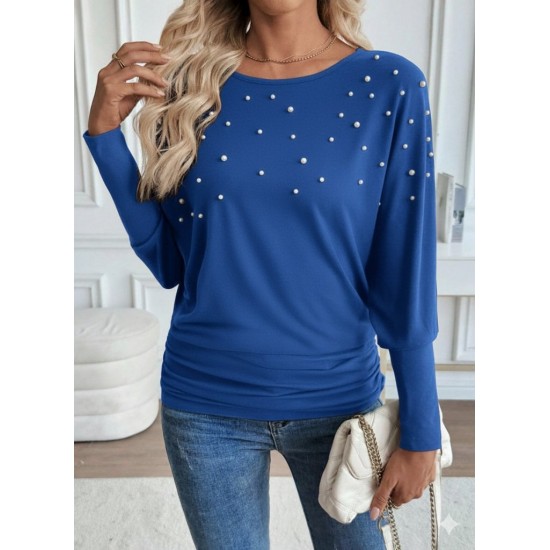 K71361-SAKS SAKS MAVİ BLUZ