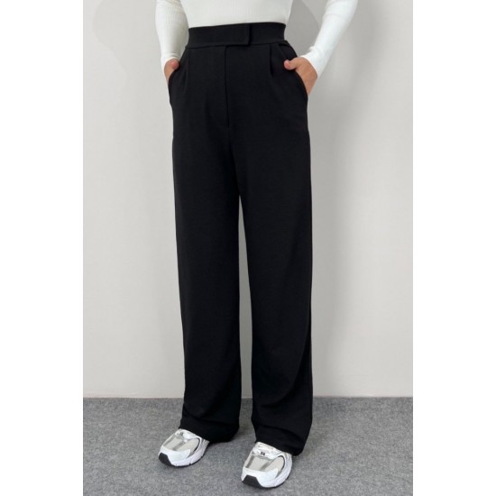 K71364-SIYAH BLACK TROUSERS