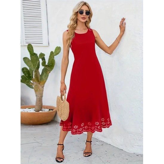 K72115-KIRMIZI RED DRESS