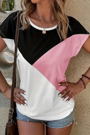 K72138-PEMBE PINK BLOUSE